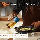 TrendPlain 16oz Olive Oil Spray Bottle Navy Dual Dispensing view 3