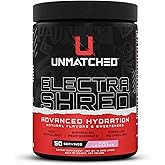 Unmatched Electrashred Advanced Hydration Formula | Non Stim Electrolyte Powder | Enhanced Performance | Natural Flavors & Sweeteners | 50 Servings (Pink Lemonade)