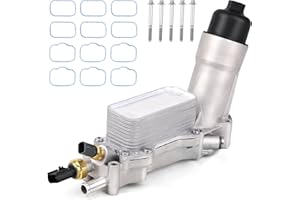 MNJWS 926-959 Upgraded Aluminum Engine Oil Filter Housing Oil Cooler Kit Fit for 3.6L 2011-2023 Dodge Charger Challenger Journey, Jeep Grand Cherokee Wrangler, Ram ProMaster Chrysler 200 300 Replace 926-876