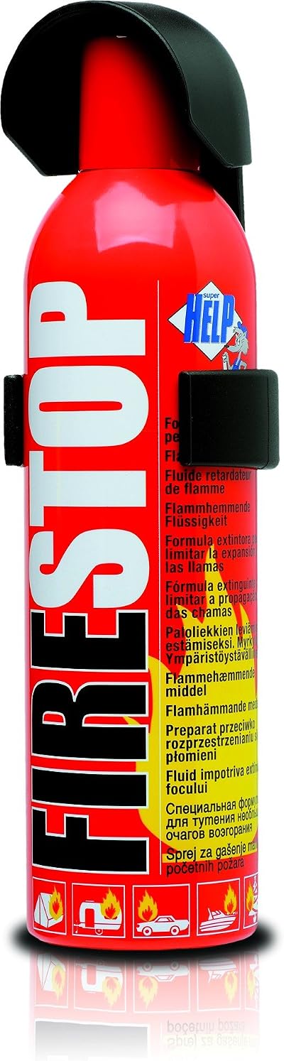Super Help SH2400 Fire Stop Extinguisher 400ML Nontoxic Car Camper Boat Safe