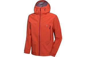 Little Donkey Andy Men's High-performance 3L Hard Shell Waterproof Rain Jacket Breathable Rain Gear for Hiking,Travelling