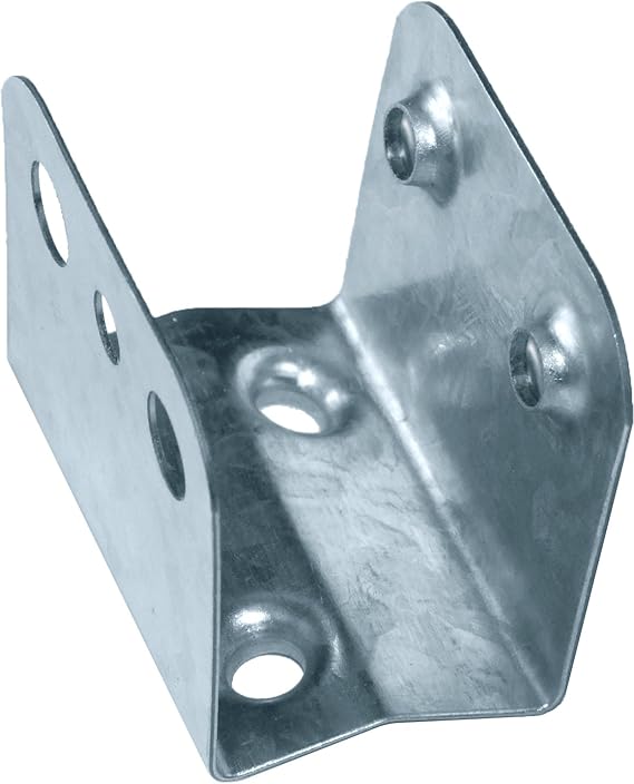 One Slot Fencing (Set of 6) Universal Fence Brackets Fix Timber