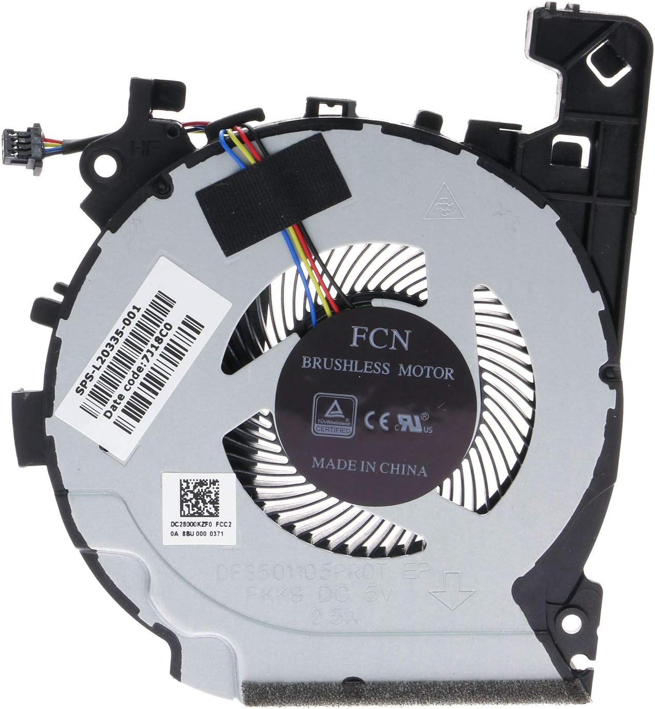 Amazon Com Cpu Cooling Fan For Hp Pavilion 15 Cx 15 Cx0060tx 15 Cx0058wm Dc28000kzf0 Sps L20335 001 Computers Accessories