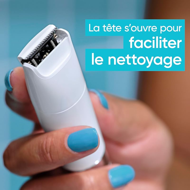 Tondeuse Intime Femme, Electrique, Blanche