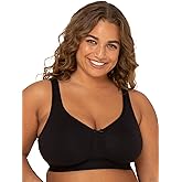 Fruit of The Loom Womens Plus Size Wireless Cotton Bra