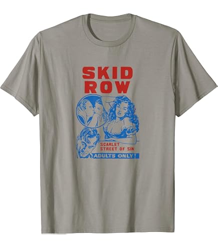 Amazon.com: Skid Row T Shirt Big Guns 1990 Album Cover Adult Short