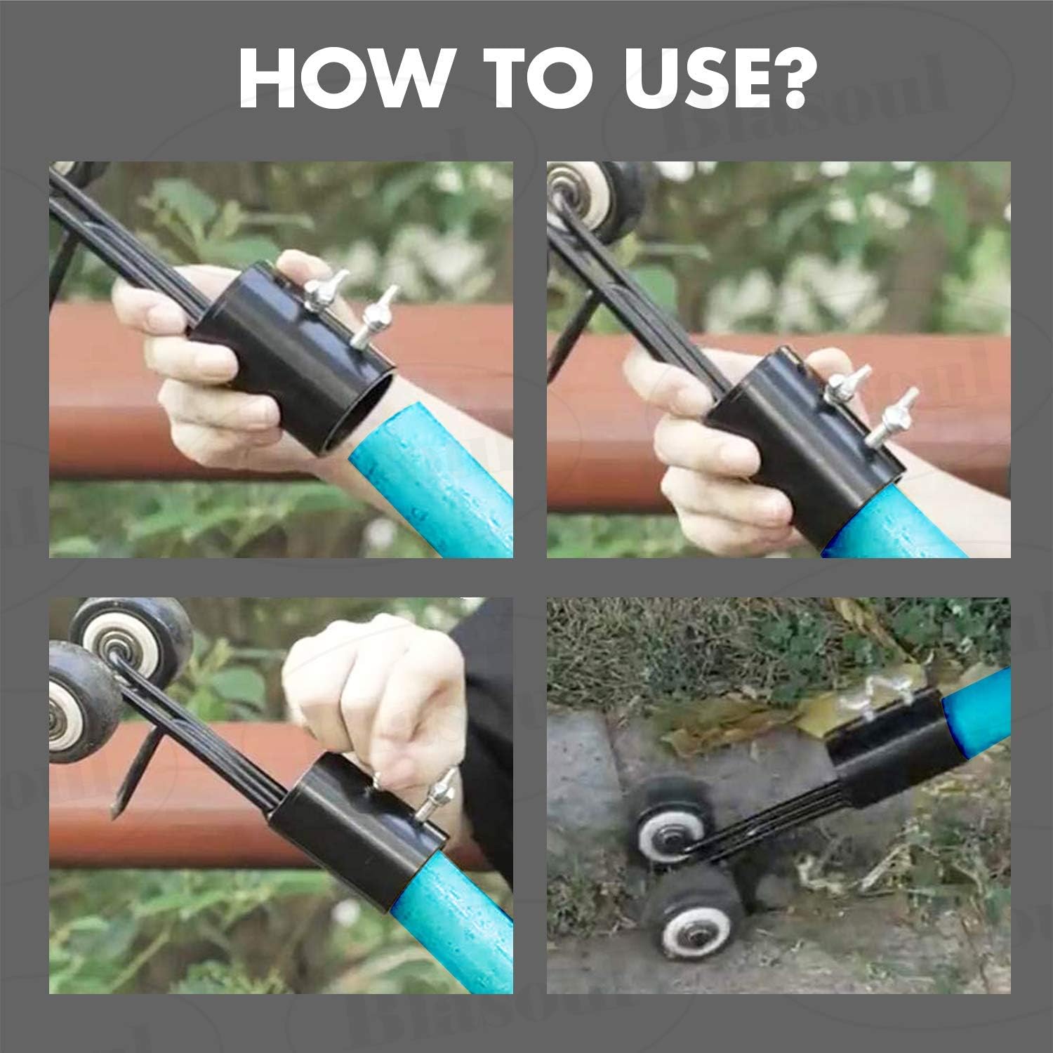 Blasoul Stand Up Weeder and Weed Puller Rolling Weeding Manual Weeder Hand Tool Stainless Steel and High Strength Foot Pedal Weed Puller (1 Pack) : Garden & Outdoor
