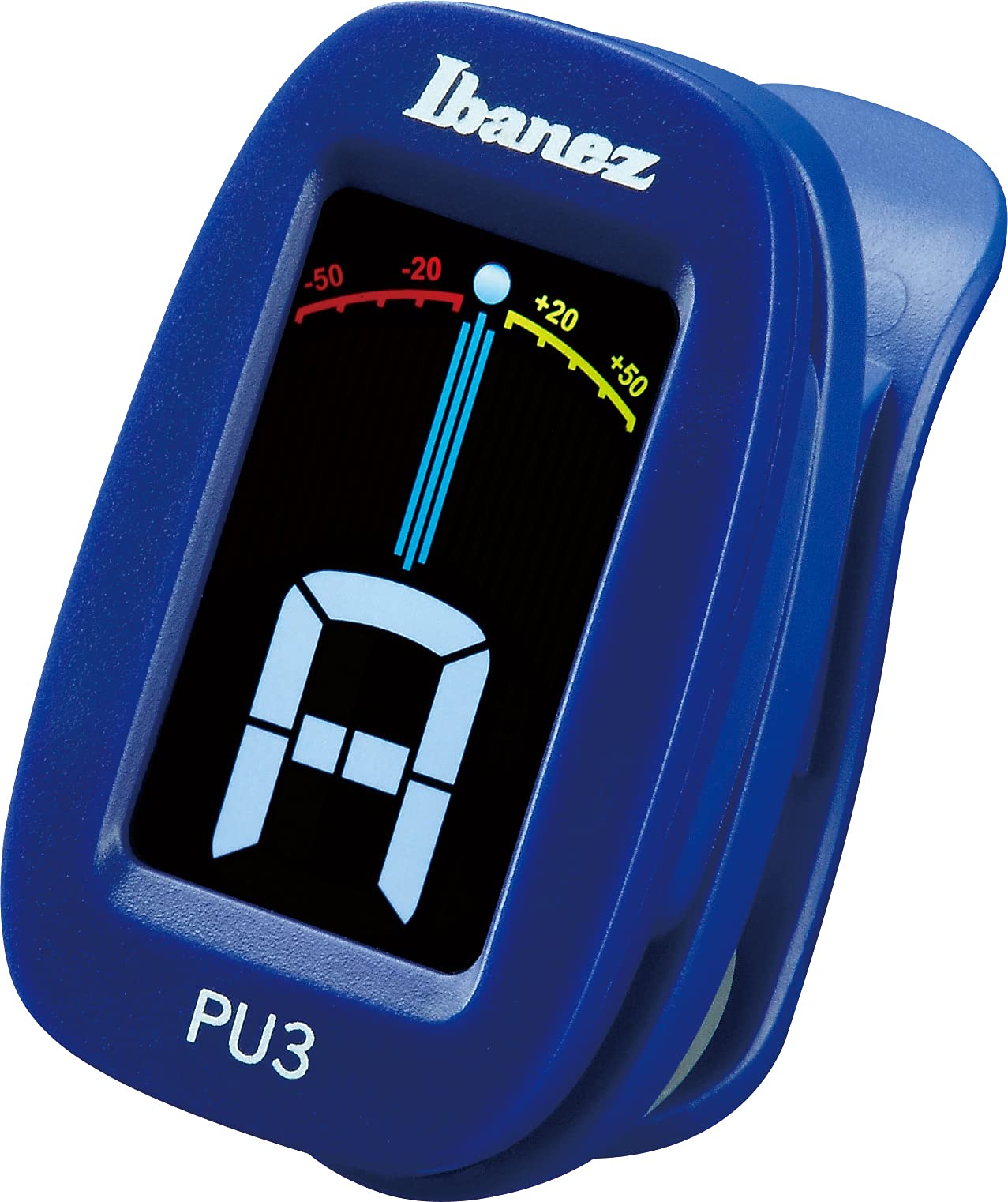 Ibanez PU3–BL Car Clip-On Chromatic Tuner-Blue