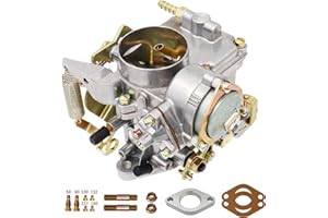 NENKUTEN Carburetor 39 PICT for VW Beetles Super Beetles 1971-1979 Dual Port 1600cc Engine 12V Air Cooled Type 1 Engines Automatic Choke Thing Karmann Ghia Squareback Transporte OEM#113129031K,98-1289-B