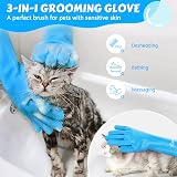 pecute Cleaning Gloves Multifunction Dog Cat Grooming Silicone Gloves Large view 2