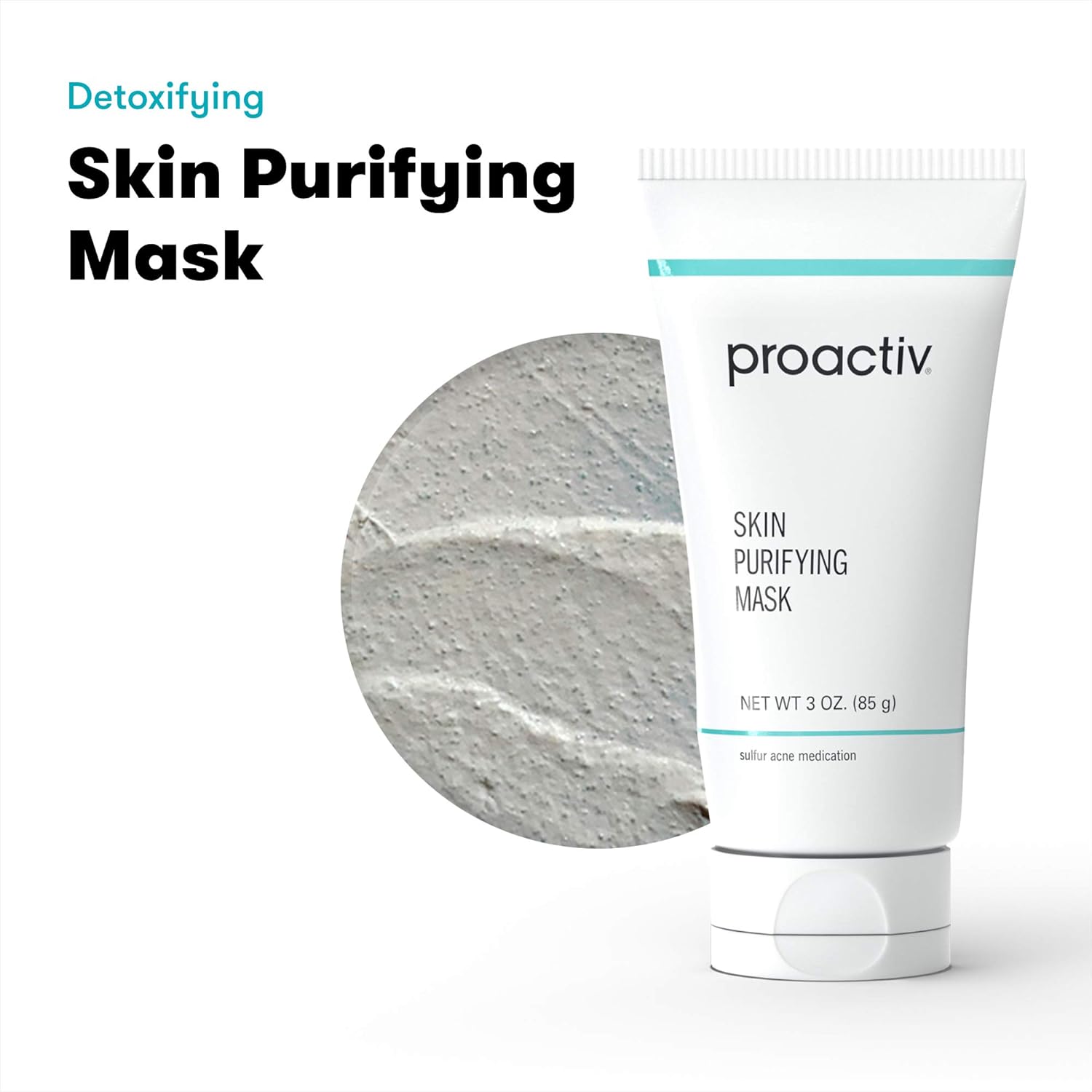 Proactiv Skin Purifying Acne Face Mask and Acne Spot Treatment - Detoxifying Facial Mask with 6% Sulfur 3 Oz 90 Day Supply : Beauty