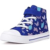 FUNCOO PLUS Kids Toddler Sneakers Girls Boys High Top Canvas Shoes Unisex-Child Casual Shoes