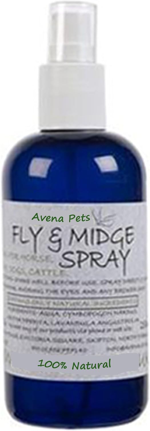 Natural Animal Fly & Midge Spray 250ml: for Dog Horse, Pony, 250 ml (Pack of 1)