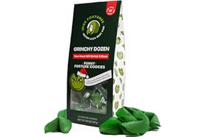 MISS FORTUNES BETTER LUCK NEXT TIME Miss Fortunes, Funny Fortune Cookies, The Grinchy Dozen, For Those Whose Heads Aren't Screwed On Just Right, 50 Different Safe-For-All-Ages Messages, Written By Professional Comedy Writers (12 Count (Pack of 1), Grinchy Dozen)