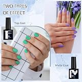 Phoenixy 21 Colors Semi-Permanent Gel Nail Polish Kit with Base & Top Coats view 5