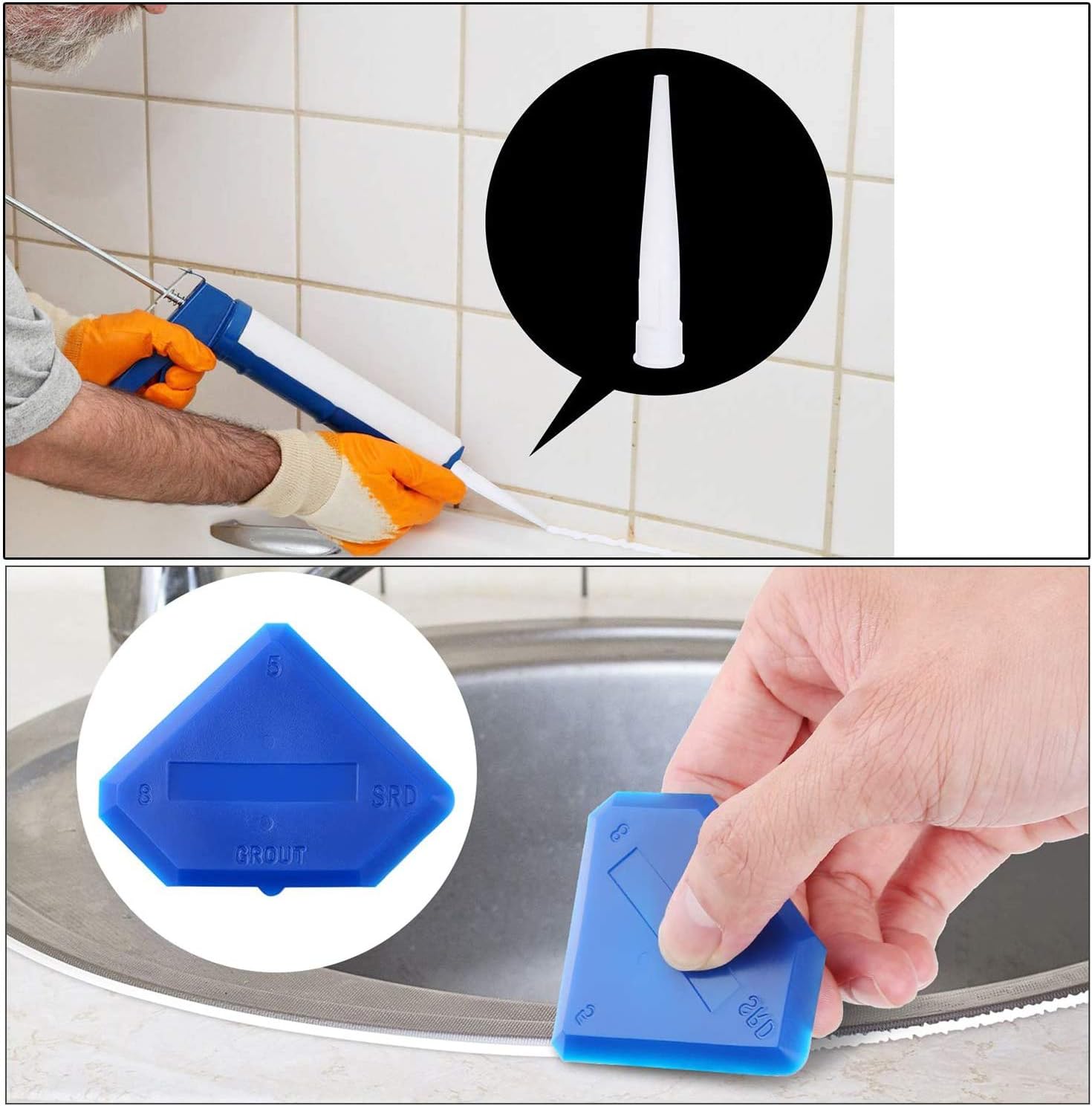 YuChiSX 14 Piezas Kit de Calafateo para Herramientas,Sellador de