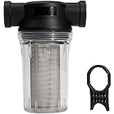 BUPUROTT Water Pump Strainer Inlet Filter for High Pressure Washer, Sediment Filter Attachment, 80 Mesh Screen(1/2&ldquo; 80Mesh)