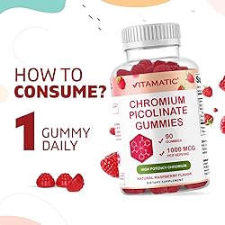 Vitamatic Chromium Picolinate 1000 mcg - 90 Gummies