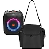 Hzycwgone Carrying Travel Case for JBL Partybox Encore Case Protective Speaker Storage Bag Compatible with JBL Partybox Encore Essential Portable Party Speaker Cover w/Shoulder Strap (Black)