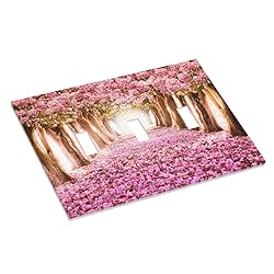 Romantic Pink Cherry Forest 3 Gang Light Switch