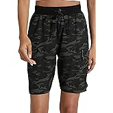 Rrosseyz Women's Hiking Cargo Shorts with Pockets Quick Dry Athletic Gym for Women Exercise Lounge