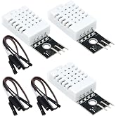 MTDELE 3Pcs DHT22 AM2302 Digital Temperature and Humidity Sensor Module | Replace SHT11 SHT15, Compatible With Arduino