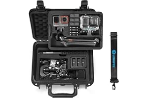 Lekufee Waterproof Hard Case Compatible with Insta360 Ace Pro 2/Insta360 Ace Pro/Insta360 Ace/Action Camera/Vlogging Camera/L