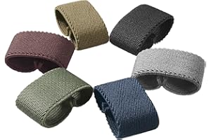 JUKMO Elastic Nylon Tactical Belt Loop Keeper for 1.5 Inch Wide Canvas Belt Backpack Straps Holder