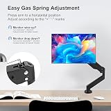 Suptek Single Monitor Arm Gas Spring Desk Mount 17-32 in 10kg VESA 75/100 view 6