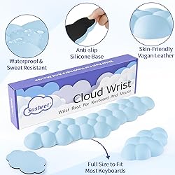 Sushret Cloud Wrist Rest Keyboard, Cloud Palm Rest