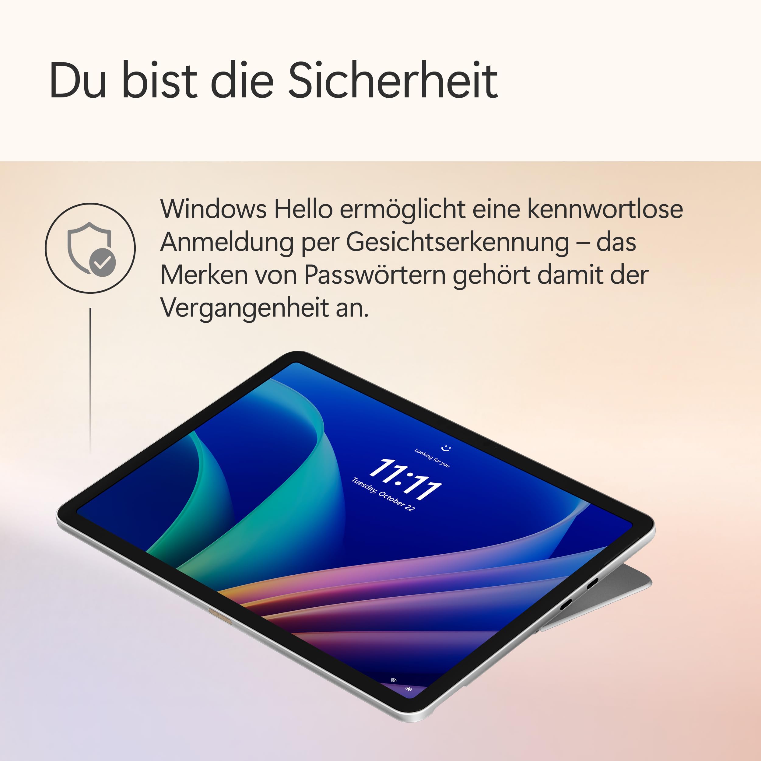 Microsoft Surface Pro | Copilot+ PC | 12” LCD Touchscreen | Snapdragon® X Plus | 16GB RAM | 256GB Speicher | Neuestes Modell | Platin