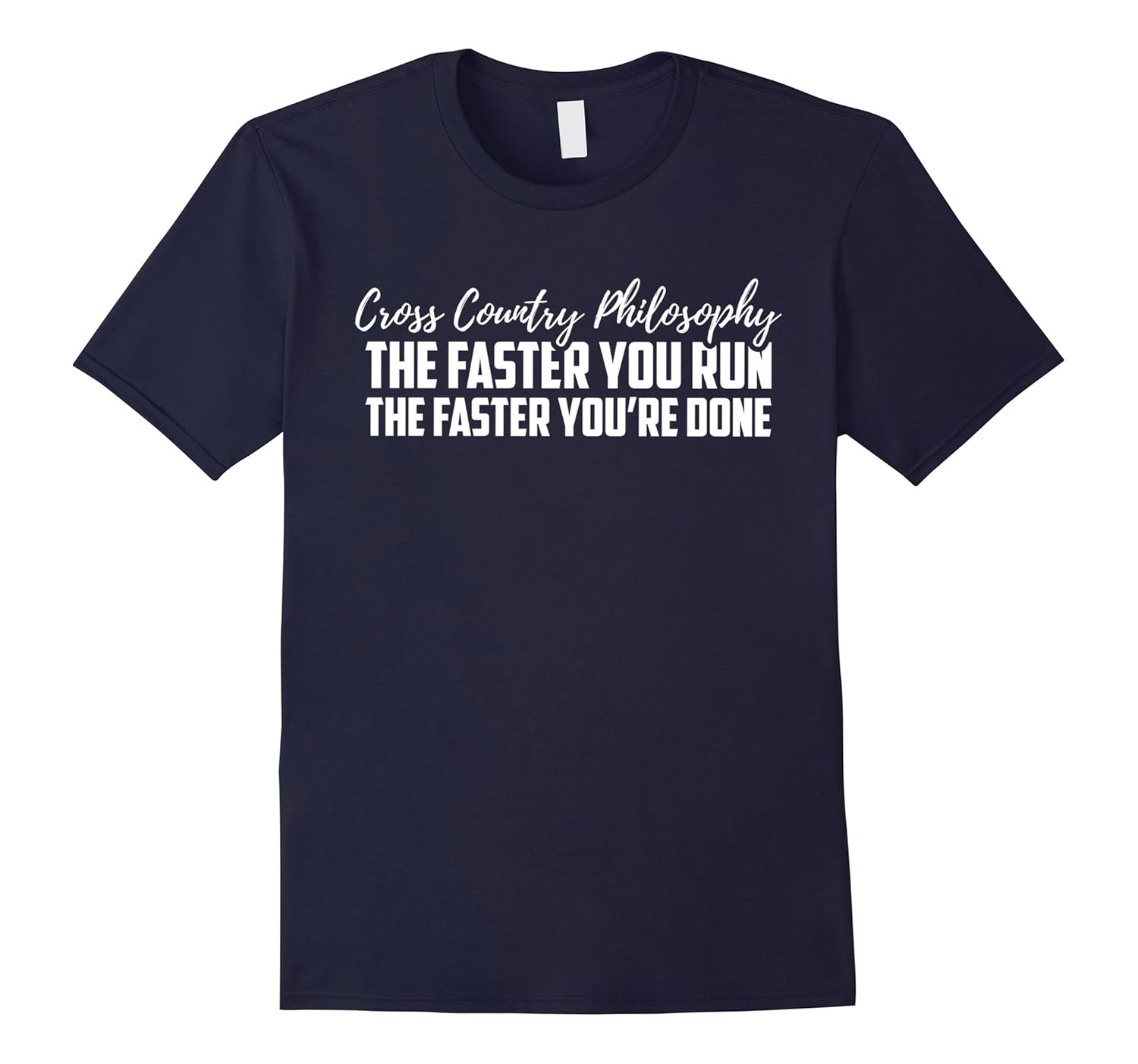 Funny Cross Country T-Shirt - Cross Country Philosophy-Rose