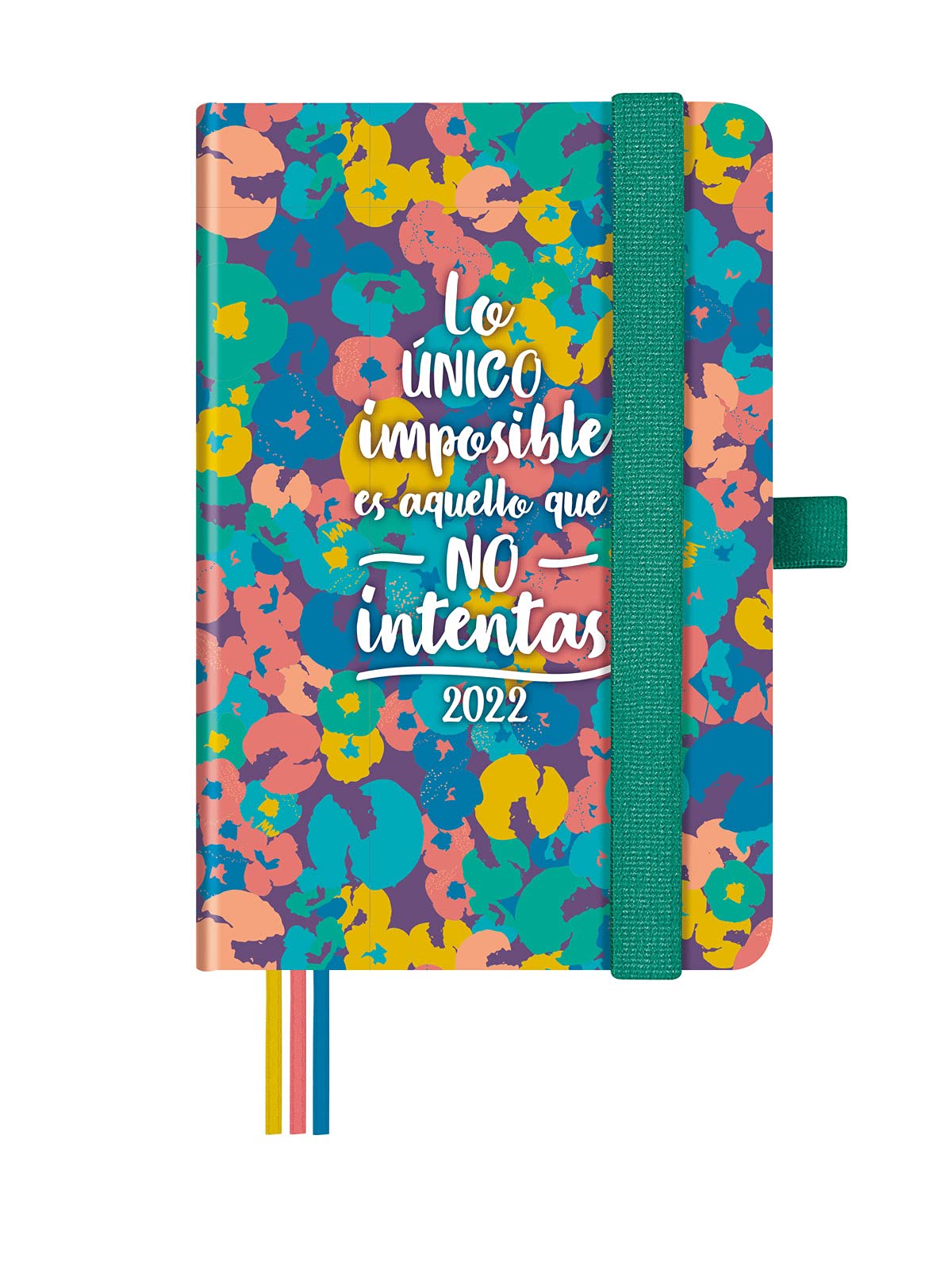 Finocam - 2022 Week to View Diary, October 2021 to December 2022 (15 months) M2 - 82 x 127 mm Minimal Design Imposible Spanish