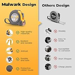 MulWark 26ft Measuring Tape Measure by Imperial