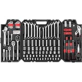 Eastvolt 248 Pieces Mechanics Tool Set, General Purpose Mixed Sockets and Wrenches, Hand Tool Set Auto Repair Tool Kit with Storage Case (EVHT24801)