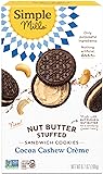 Simple Mills Cocoa Cashew Crème Sandwich Cookies