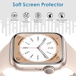 UniqueMe 6 Pack for Apple Watch Screen Protector