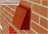 Timloc Terracotta Hooded Cowl 9x3 Inch Vent Cover for Air Bricks Grilles view 4