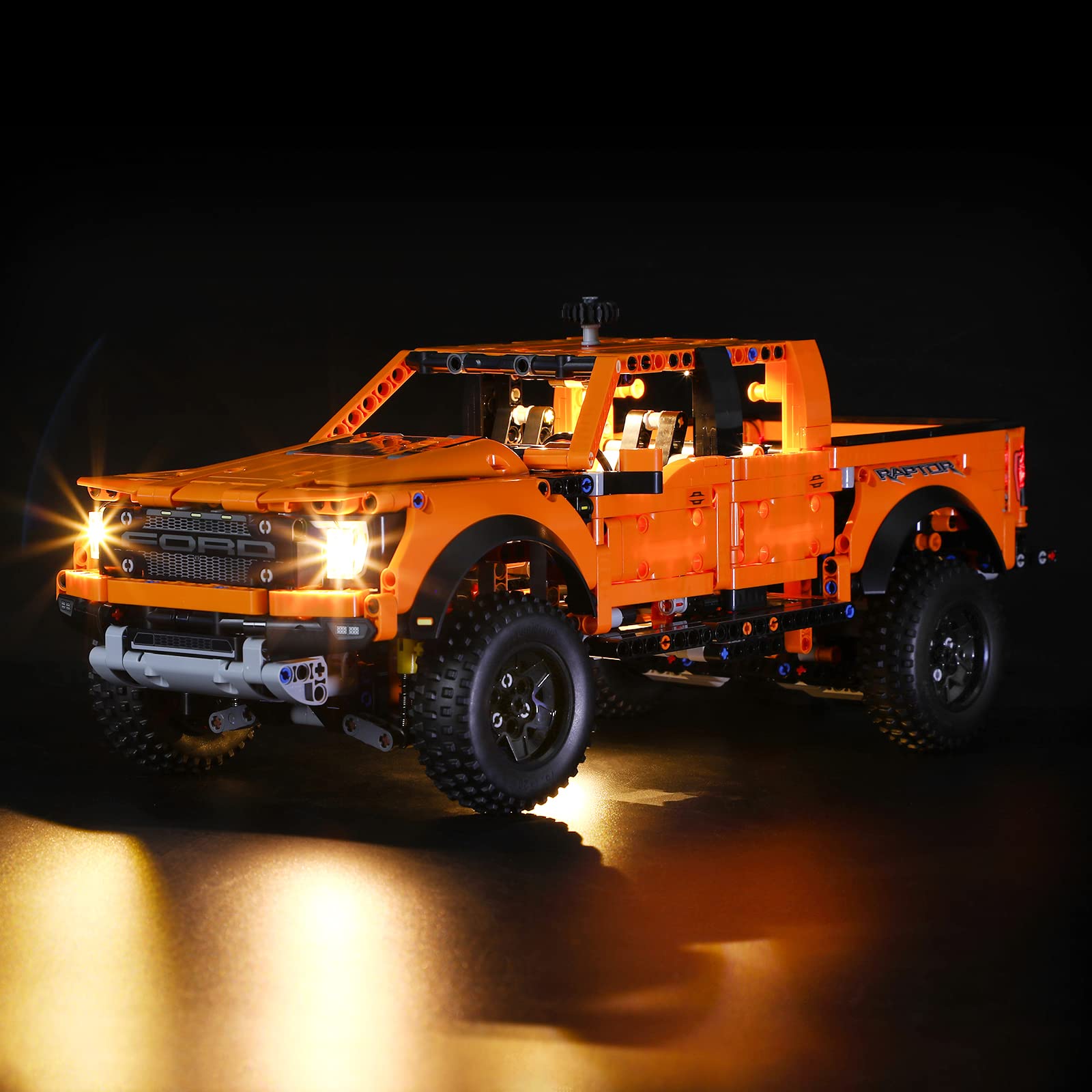 GEAMENT LED Light Kit Compatible with LEGO Ford F-150 Raptor - Lighting Set for Technic 42126 Model (Building Set Not Included)