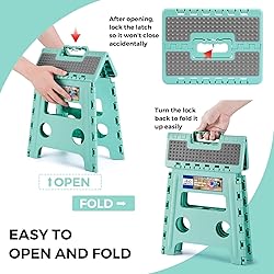 ACKO Folding Step Stool 13 Inch Stool Heavy Duty