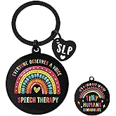 Speech Therapist Gifts Therapy Keychain - SLP Gift for Women, Therapist Appreciation Gift for Speech Pathologists