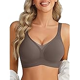 Avidlove Womens Wireless Bras Full Coverage Seamless Bra Comfortable Bralette Everyday Bras