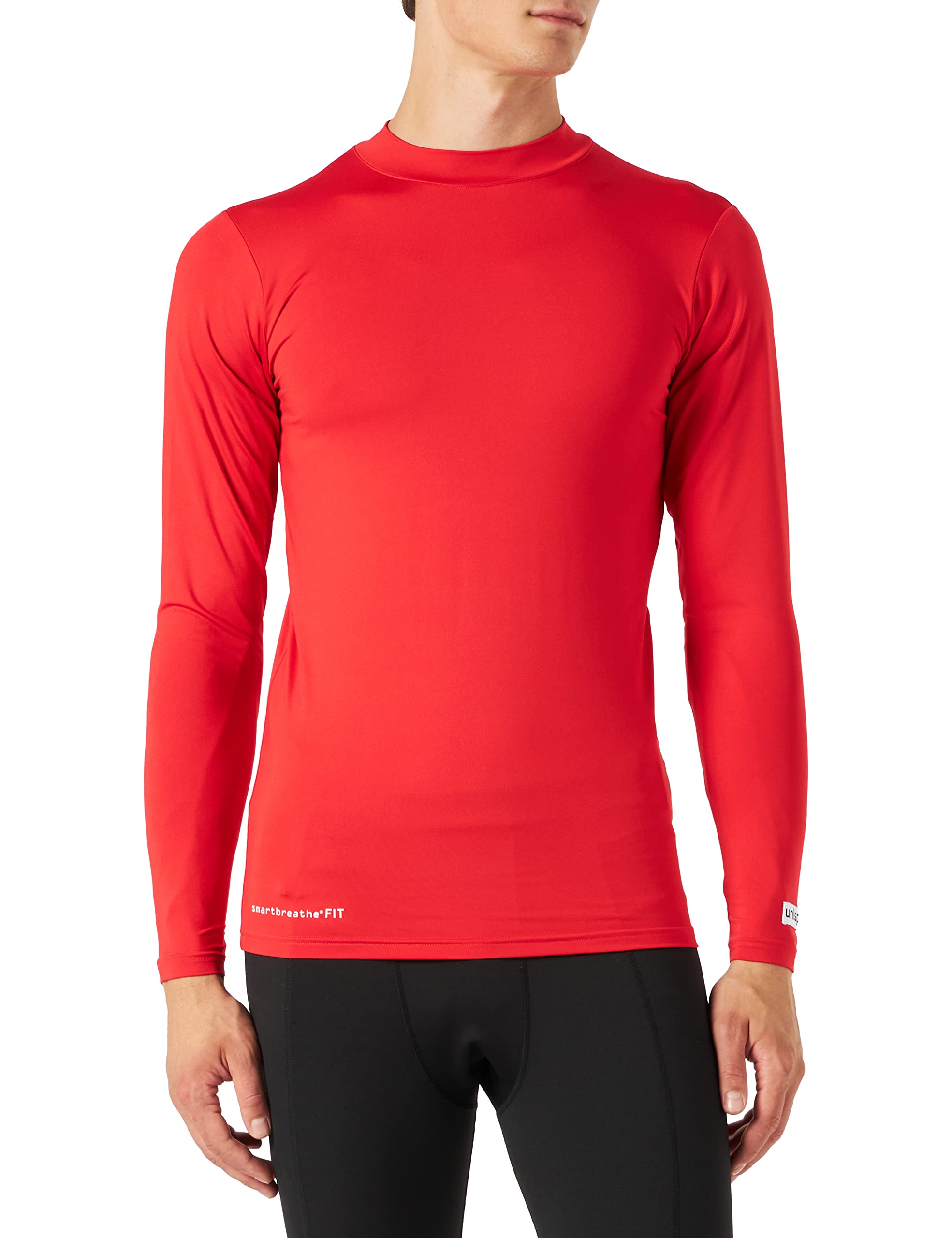 Uhlsport Kid's 100307803 Long sleeves Under Shirt, Red (Rouge), 10-11 years (Manufacturer Size: 140)
