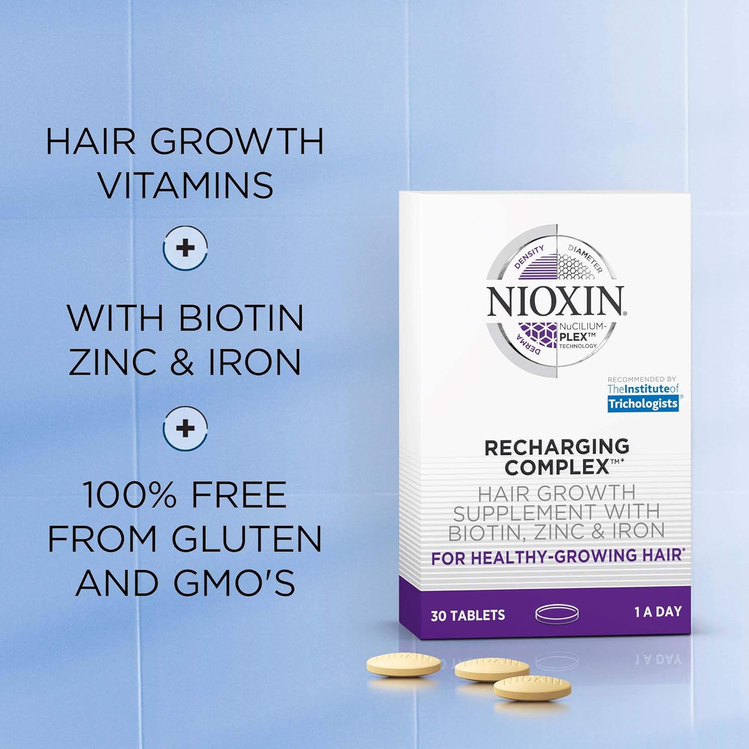 Nioxin Recharging Complex Tablets, 30 Count: Premium Beauty