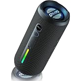 OHAYO Portable Bluetooth Speaker, IPX7 Waterproof, 24W Stereo, LED Lights | IPX7 waterproof, 30H playtime, TWS pairing, RGB lights, Bluetooth 5.3 - pool, beach, camping, shower
