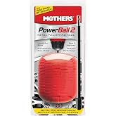 Mothers PowerBall 2, Polishing Tool with 10&rdquo; Quick Swap Bit (05143) | Drill-Powered, Polishes Deep-Dish Wheels &amp; Tight Areas with Ease, Delivers Fast &amp; Unmatched Shine