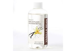 SpaRoom Reed Diffuser Oil Refill – Vanilla Bean Scent, 8oz Cozy Blend for Warmth and Comfort, Smooth and Sweet Aroma for Bedrooms, Lounges, or Relaxing Spaces, Long Lasting Ambient Scent