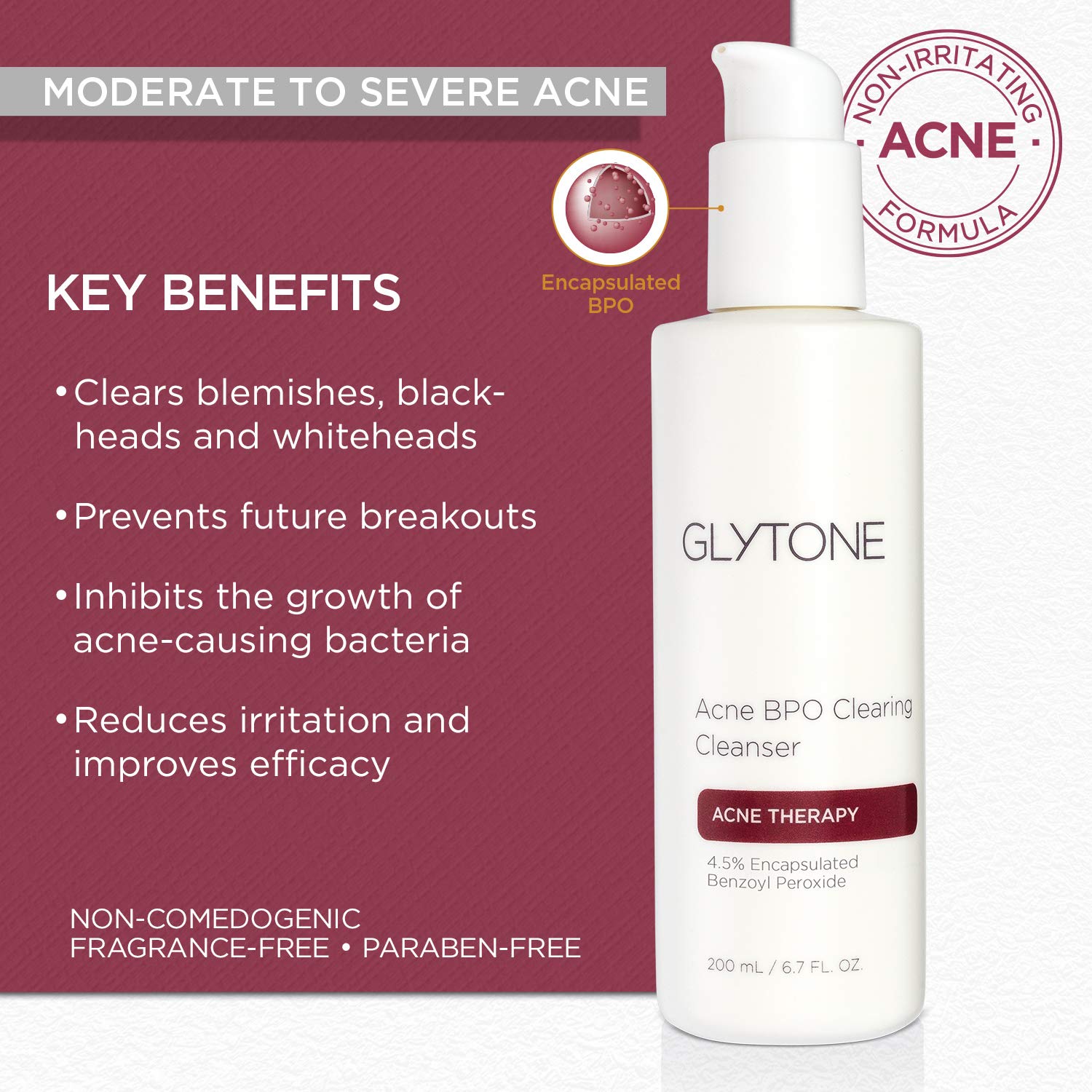 glytone acne bpo clearing cleanser