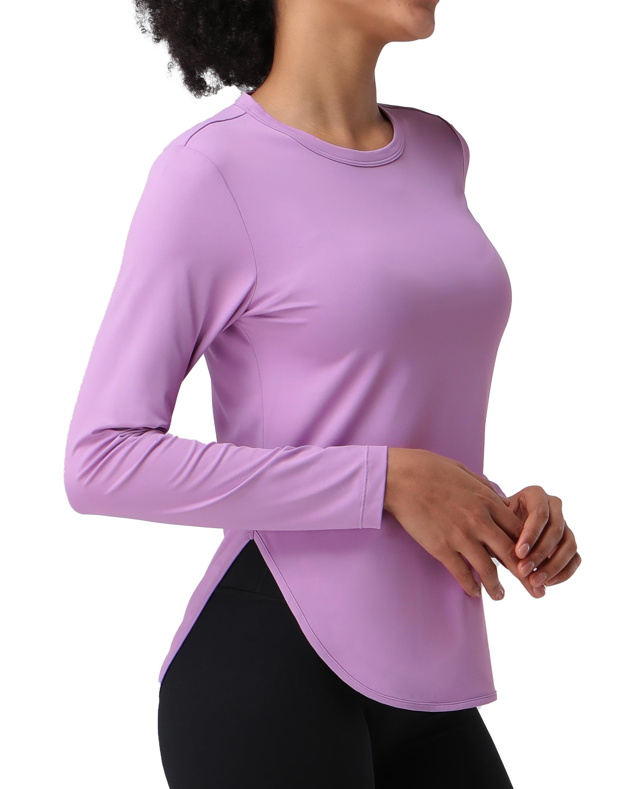Photo 1 of Pioneer Camp Women's Sun Shirts Long Sleeve SPF UPF 50+ UV Protection Tops Lightweight Quick Dry for Hiking Running Workout Pink Purple XL