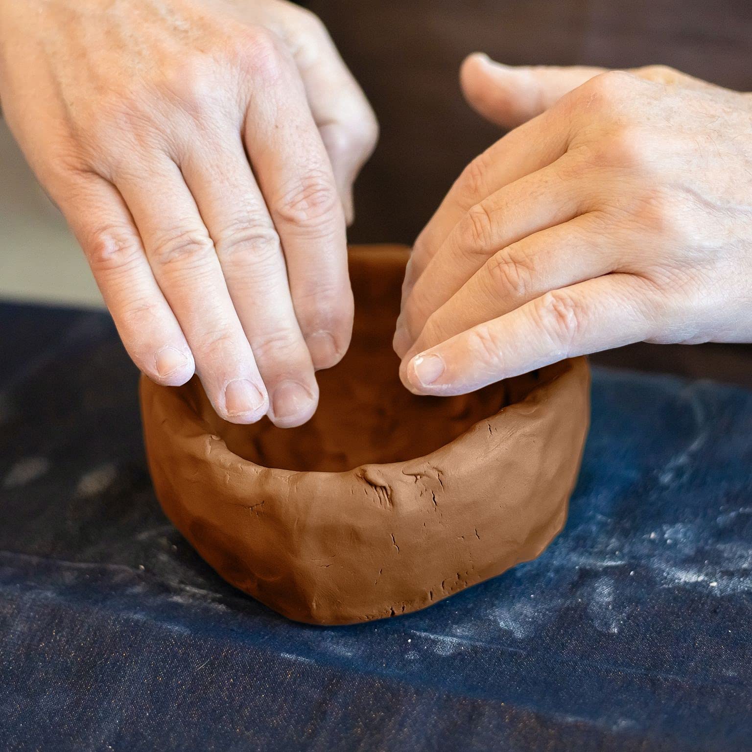 Activa Supreme Artist's Air-Dry Clay, Terracotta, 3.3 lbs (1.5 kg) | Ultra-Fine & Exceptional Plasticity for Studio, Classroom & Hobby Use